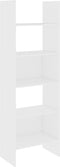 vidaXL - Boekenkast - 60x35x180 - cm - bewerkt - hout - wit
