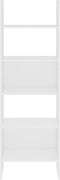 vidaXL - Boekenkast - 60x35x180 - cm - bewerkt - hout - wit