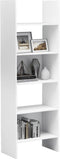 vidaXL - Boekenkast - 60x35x180 - cm - bewerkt - hout - wit