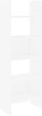 vidaXL - Boekenkast - 60x35x180 - cm - bewerkt - hout - wit