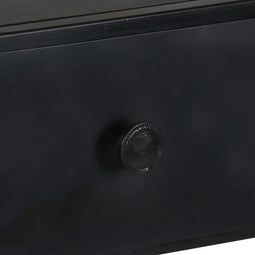 vidaXL - Boekenkast - 60x35x180 - cm - ruw - mangohout - en - ijzer