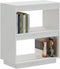 vidaXL - Boekenkast - 60x35x71 - cm - massief - grenenhout - wit