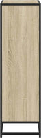 vidaXL - Boekenkast - 65,5x33x107,5 - cm - bewerkt - hout - sonoma - eikenkleurig