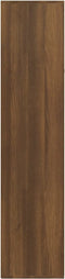 vidaXL - Boekenkast - 66x30x130 - cm - bewerkt - hout - bruin - eikenkleur