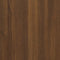 vidaXL - Boekenkast - 66x30x130 - cm - bewerkt - hout - bruin - eikenkleur
