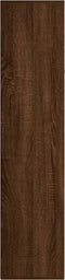vidaXL - Boekenkast - 66x30x130 - cm - bewerkt - hout - bruin - eikenkleur