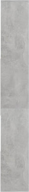 vidaXL - Boekenkast - 67x24x161 - cm - bewerkt - hout - betongrijs
