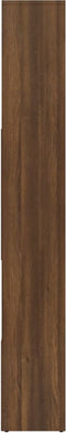 vidaXL - Boekenkast - 67x24x161 - cm - bewerkt - hout - bruin - eikenkleur