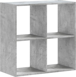 vidaXL - Boekenkast - 68,5x32x68,5 - cm - bewerkt - hout - betongrijs