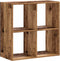 vidaXL - Boekenkast - 68,5x32x68,5 - cm - bewerkt - hout - oud - houtkleurig