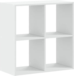 vidaXL - Boekenkast - 68,5x32x68,5 - cm - bewerkt - hout - wit