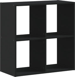 vidaXL - Boekenkast - 68,5x32x68,5 - cm - bewerkt - hout - zwart