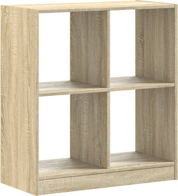 vidaXL - Boekenkast - 68,5x32x75 - cm - bewerkt - hout - sonoma - eikenkleurig