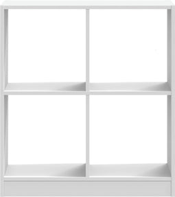 vidaXL - Boekenkast - 68,5x32x75 - cm - bewerkt - hout - wit