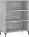 vidaXL - Boekenkast - 69,5x32,5x90 - cm - bewerkt - hout - betongrijs