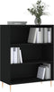 vidaXL - Boekenkast - 69,5x32,5x90 - cm - bewerkt - hout - zwart