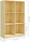 vidaXL - Boekenkast - 70x33x110 - cm - massief - grenenhout