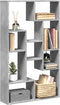 vidaXL - Boekenkast - 72x20x120 - cm - bewerkt - hout - betongrijs