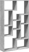 vidaXL - Boekenkast - 72x20x120 - cm - bewerkt - hout - betongrijs