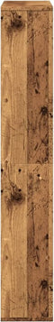 vidaXL - Boekenkast - 72x20x120 - cm - bewerkt - hout - oud - houtkleurig