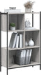 vidaXL - Boekenkast - 72x28x109 - cm - bewerkt - hout - grijs - sonoma - eikenkleurig