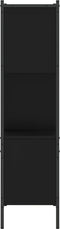 vidaXL - Boekenkast - 72x28x109 - cm - bewerkt - hout - zwart