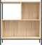 vidaXL - Boekenkast - 72x28x77,5 - cm - bewerkt - hout - sonoma - eikenkleurig