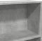 vidaXL - Boekenkast - 80x24x109 - cm - bewerkt - hout - betongrijs