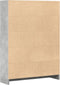 vidaXL - Boekenkast - 80x24x109 - cm - bewerkt - hout - betongrijs