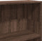 vidaXL - Boekenkast - 80x24x109 - cm - bewerkt - hout - bruin - eikenkleur