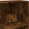vidaXL - Boekenkast - 80x24x109 - cm - bewerkt - hout - gerookt - eikenkleurig