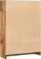 vidaXL - Boekenkast - 80x24x109 - cm - bewerkt - hout - oud - houtkleurig