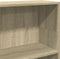 vidaXL - Boekenkast - 80x24x109 - cm - bewerkt - hout - sonoma - eikenkleurig