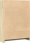 vidaXL - Boekenkast - 80x24x109 - cm - bewerkt - hout - sonoma - eikenkleurig