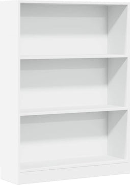 vidaXL - Boekenkast - 80x24x109 - cm - bewerkt - hout - wit