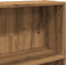 vidaXL - Boekenkast - 80x24x143 - cm - bewerkt - hout - artisanaal - eikenkleurig