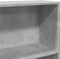 vidaXL - Boekenkast - 80x24x143 - cm - bewerkt - hout - betongrijs