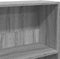 vidaXL - Boekenkast - 80x24x143 - cm - bewerkt - hout - grijs - sonoma - eikenkleurig