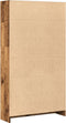 vidaXL - Boekenkast - 80x24x143 - cm - bewerkt - hout - oud - houtkleurig