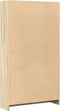 vidaXL - Boekenkast - 80x24x143 - cm - bewerkt - hout - sonoma - eikenkleurig