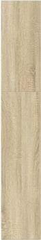 vidaXL - Boekenkast - 80x24x143 - cm - bewerkt - hout - sonoma - eikenkleurig