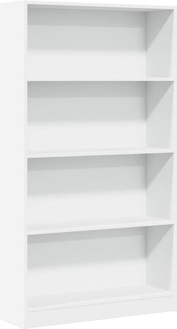 vidaXL - Boekenkast - 80x24x143 - cm - bewerkt - hout - wit