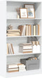 vidaXL - Boekenkast - 80x24x143 - cm - bewerkt - hout - wit