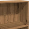 vidaXL - Boekenkast - 80x24x176 - cm - bewerkt - hout - artisanaal - eikenkleurig