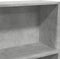 vidaXL - Boekenkast - 80x24x176 - cm - bewerkt - hout - betongrijs
