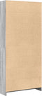 vidaXL - Boekenkast - 80x24x176 - cm - bewerkt - hout - grijs - sonoma - eikenkleurig