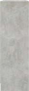 vidaXL - Boekenkast - 80x24x75 - cm - bewerkt - hout - betongrijs