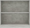 vidaXL - Boekenkast - 80x24x75 - cm - bewerkt - hout - betongrijs