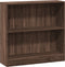 vidaXL - Boekenkast - 80x24x76 - cm - bewerkt - hout - bruin - eikenkleurig