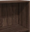 vidaXL - Boekenkast - 80x30x114 - cm - bewerkt - hout - bruin - eikenkleurig
